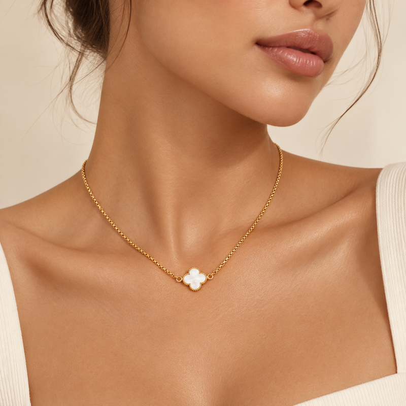 Pearl Clover Necklace